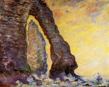 Claude Oscar Monet : The Rock Needle Seen through the Porte d'Aval